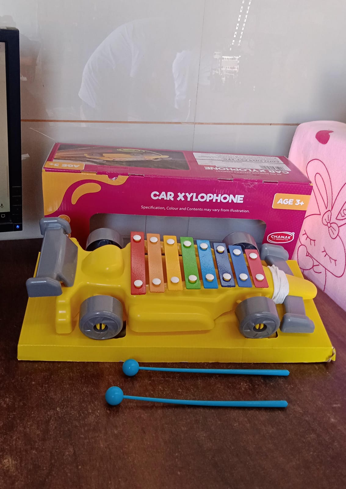 Musical Car Piano Xylophone Toy, Plastic Car Xylophone (1 Set) Musical Car Piano Xylophone Toy, Plastic Car Xylophone (1 Set)